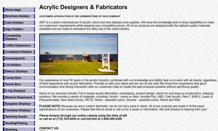 Acrylic Designers & Fabricators