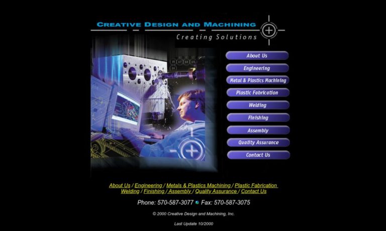 Creative Design and Machining, Inc.