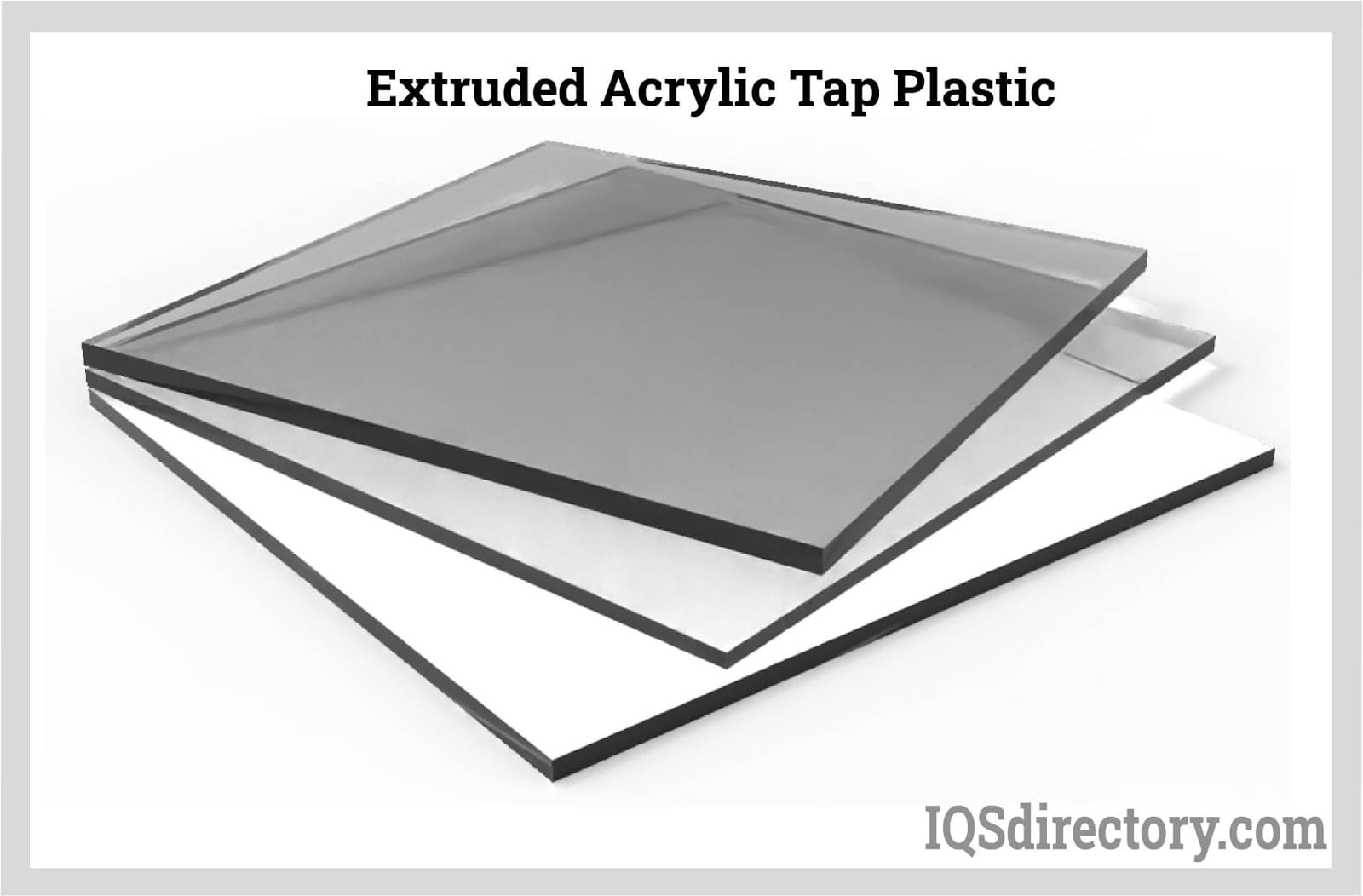 Extruded Acrylic Tap Plastic