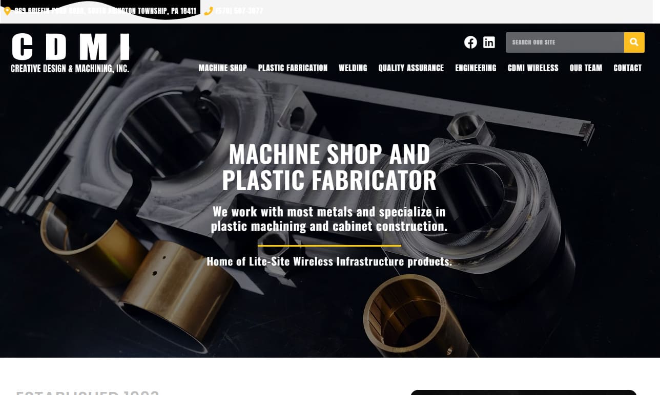 Creative Design and Machining, Inc. Creative Design and Machining, Inc.